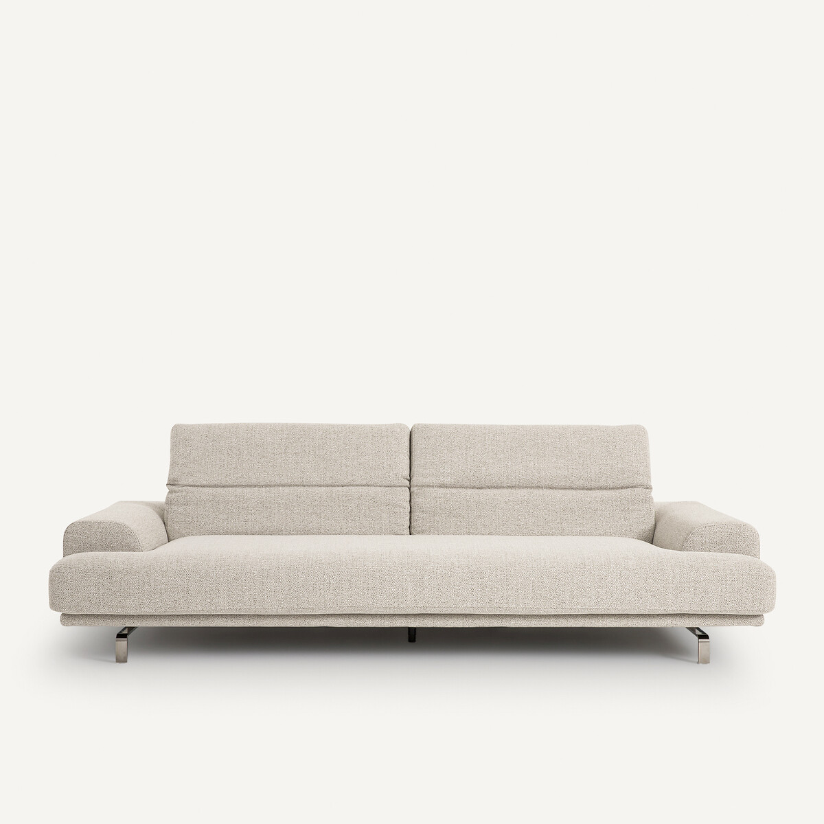 Καναπές με ανάγλυφη ταπετσαρία Μ105xΠ215xΥ83cm