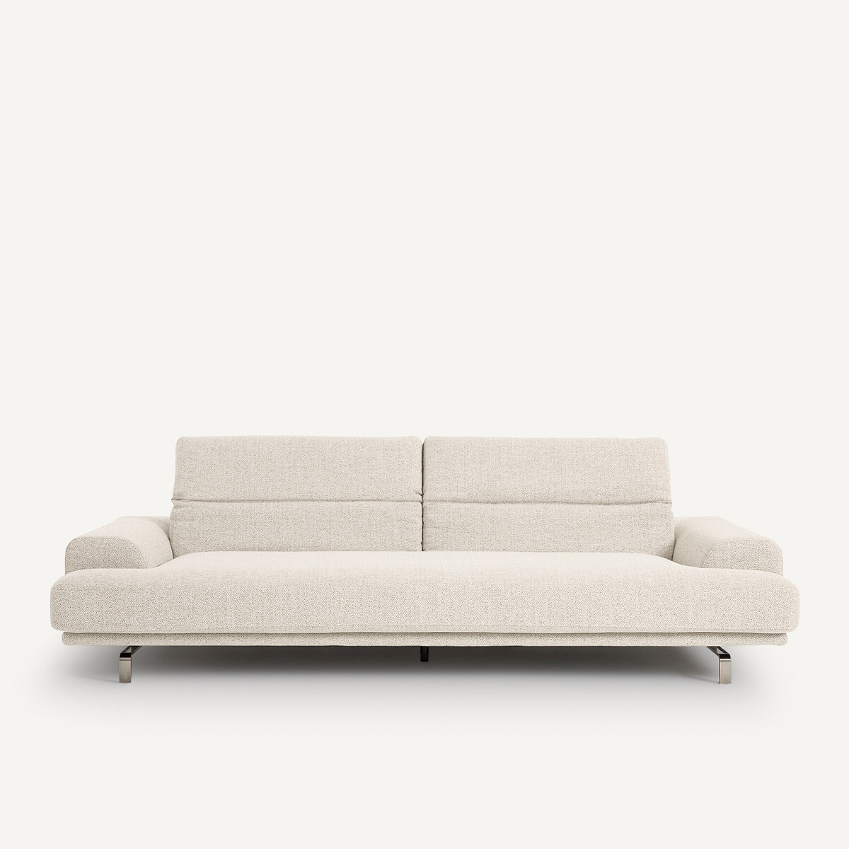 Καναπές με ανάγλυφη ταπετσαρία Μ105xΠ242xΥ83cm