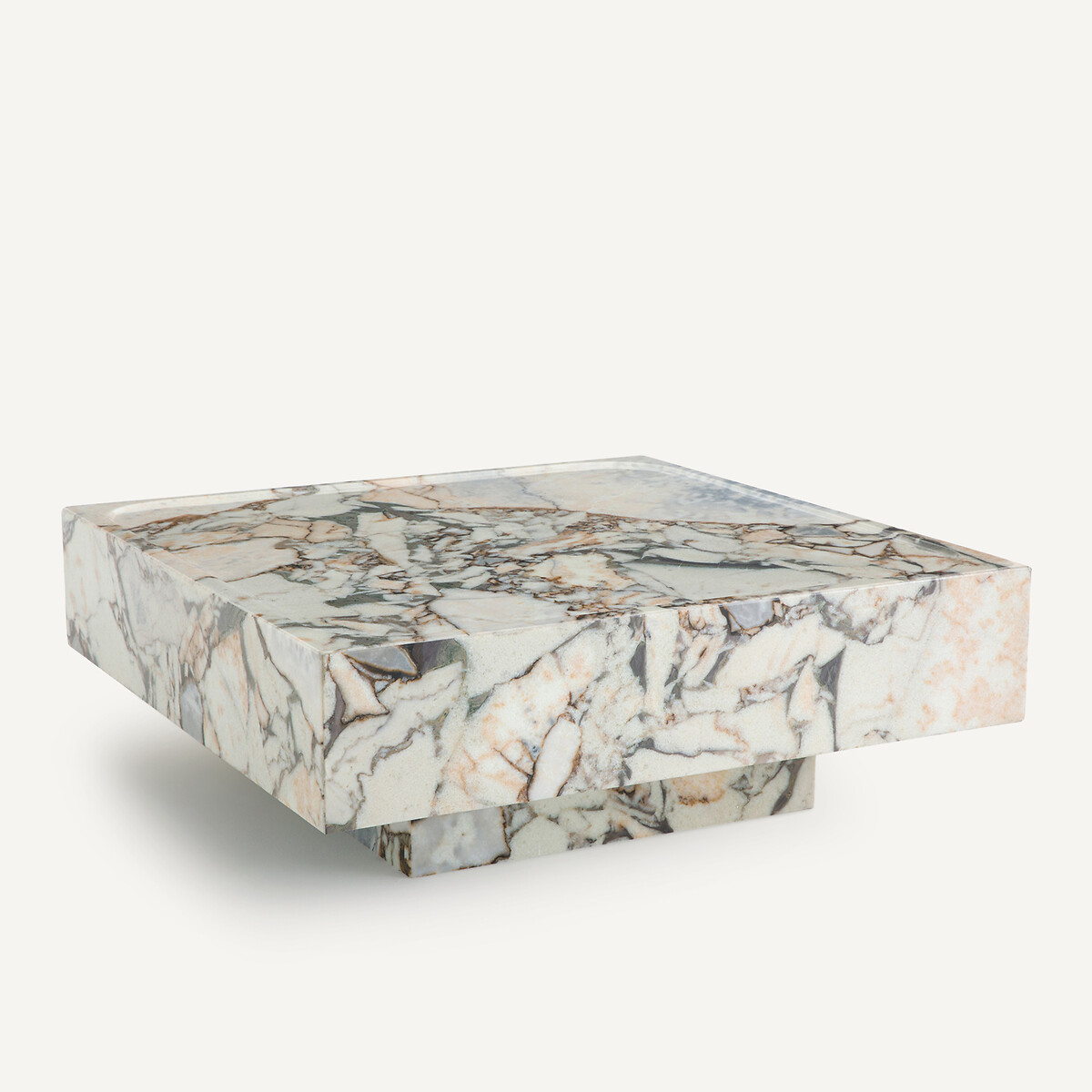 Χαμηλό τετράγωνο τραπεζάκι από μάρμαρο, Cordano