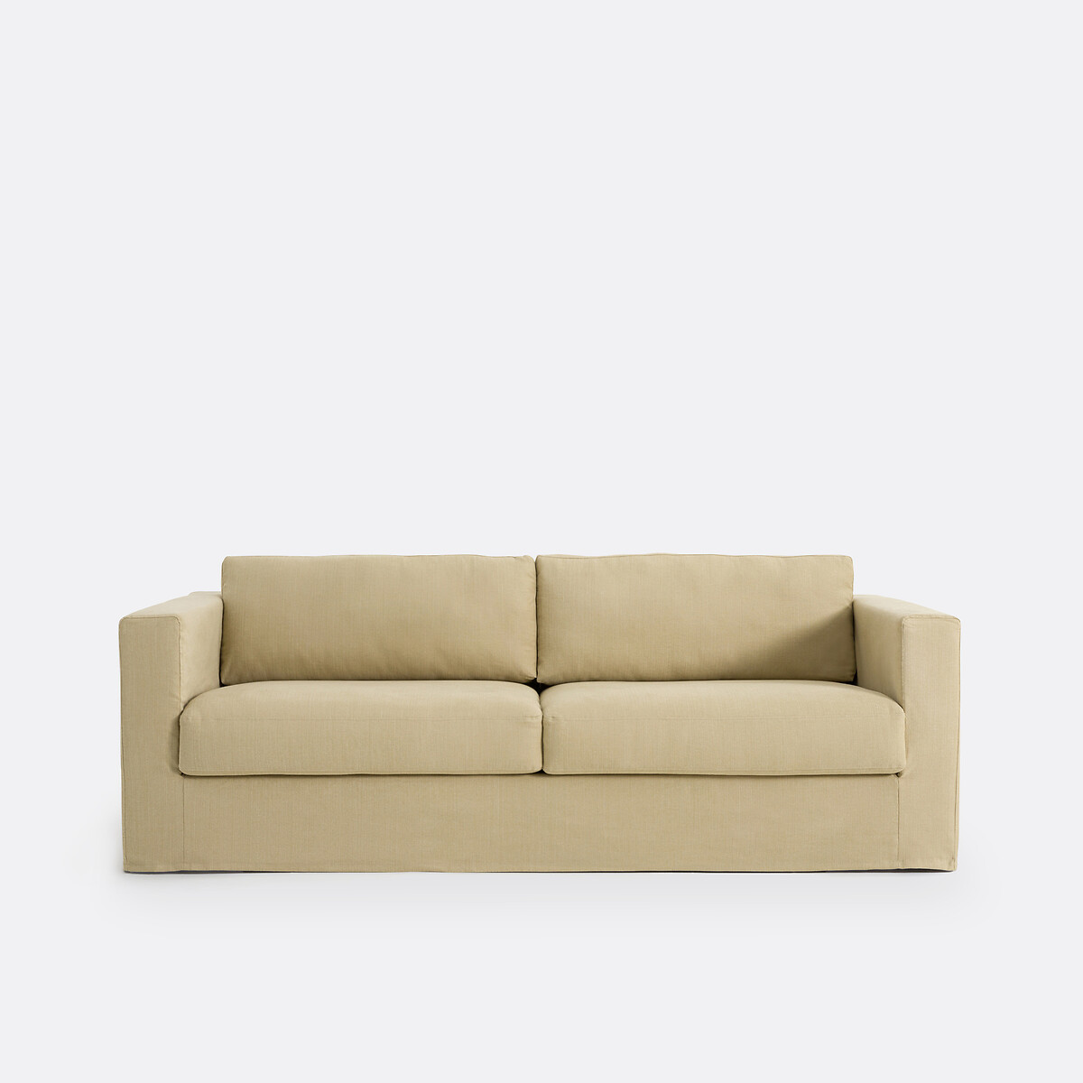 Τριθέσιος καναπές από βαμβάκι και λινό Μ97xΠ175xΥ82cm