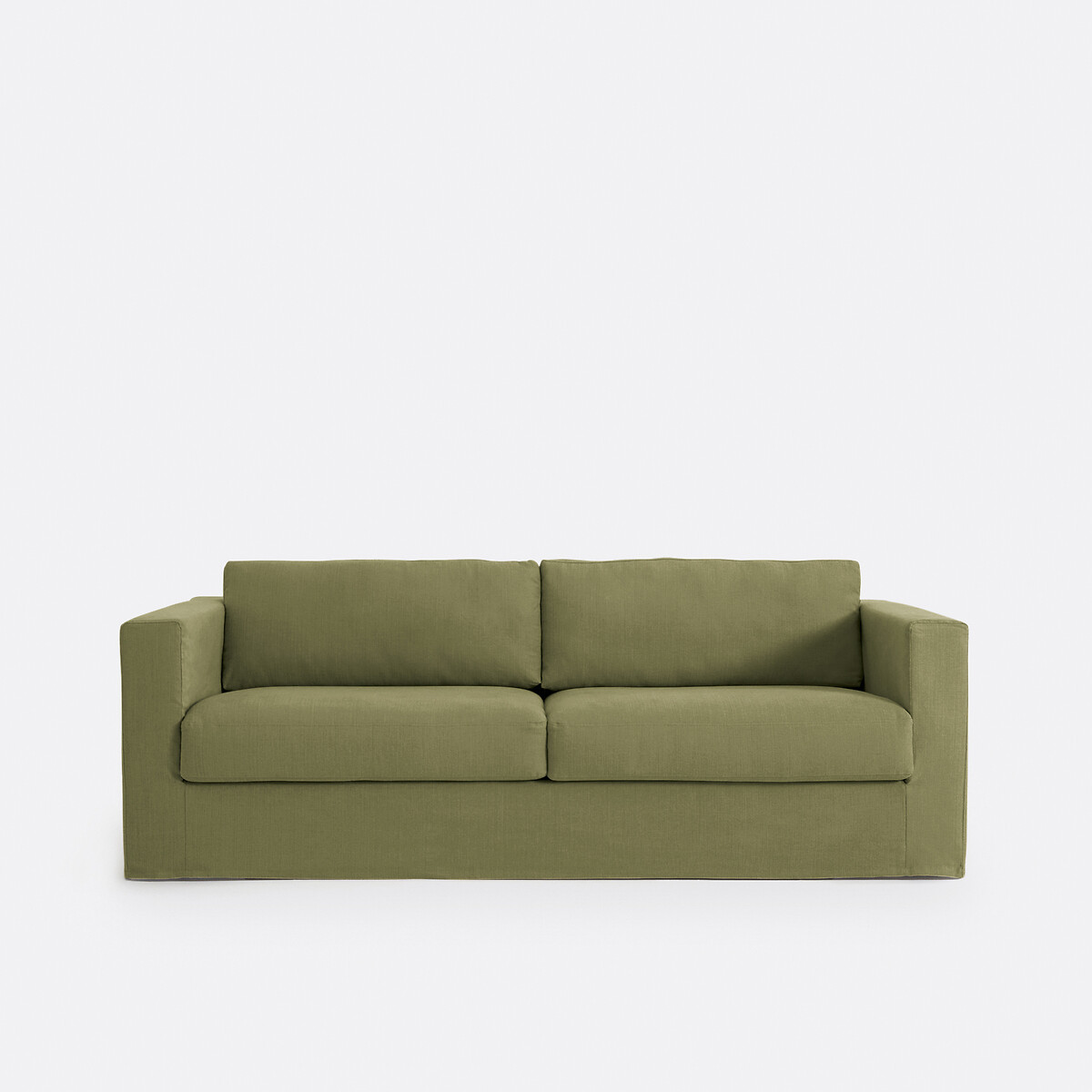 Τριθέσιος καναπές από βαμβάκι και λινό Μ97xΠ175xΥ82cm