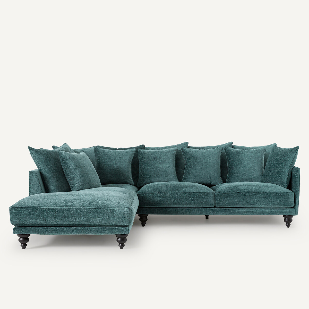 Γωνιακός καναπές από ανακυκλωμένο πολυέστερ Μ206xΠ279xΥ93cm