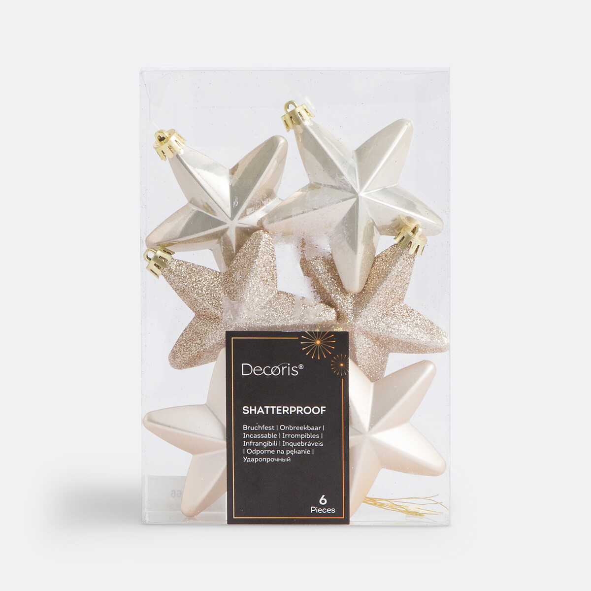 La Redoute Interieurs Σετ 6 χριστουγεννιάτικα αστέρια Π2cm