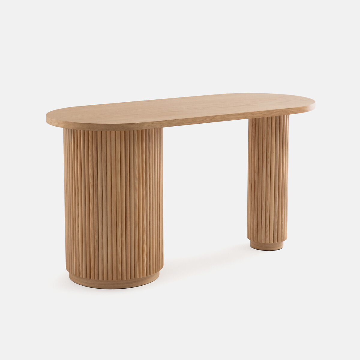 Γραφείο σε οβάλ σχήμα Μ60xΠ140xΥ76cm