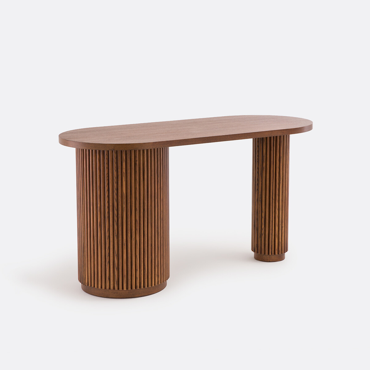 Γραφείο σε οβάλ σχήμα Μ60xΠ140xΥ76cm