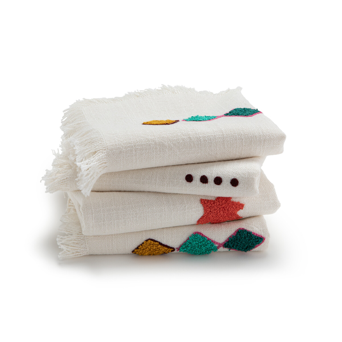 Σετ 4 βαμβακερές πετσέτες φαγητού, Imani