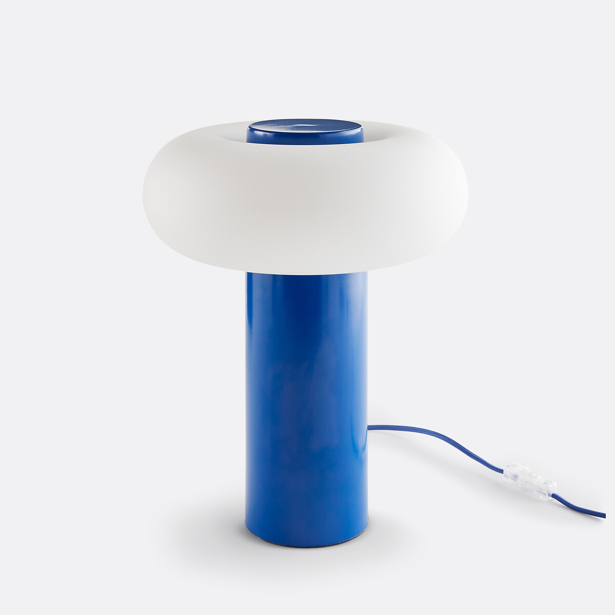 La Redoute Interieurs Επιτραπέζιο φωτιστικό από μέταλλο και γυαλί οπαλίνα