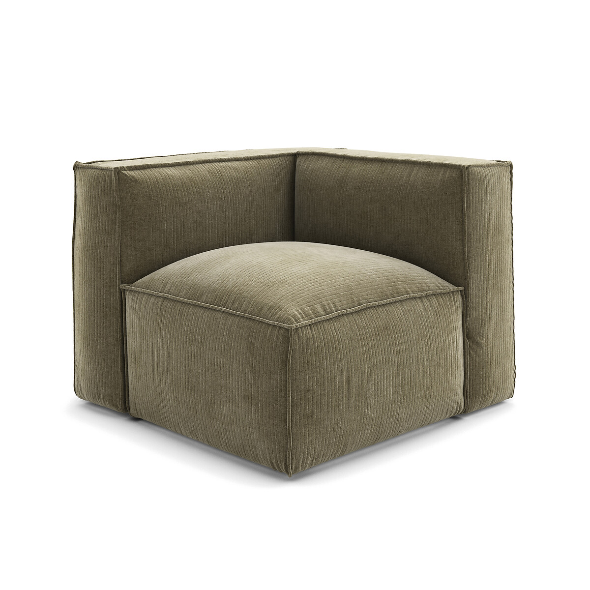 Γωνία σύνθεσης από vintage βελούδο κοτλέ, Seven