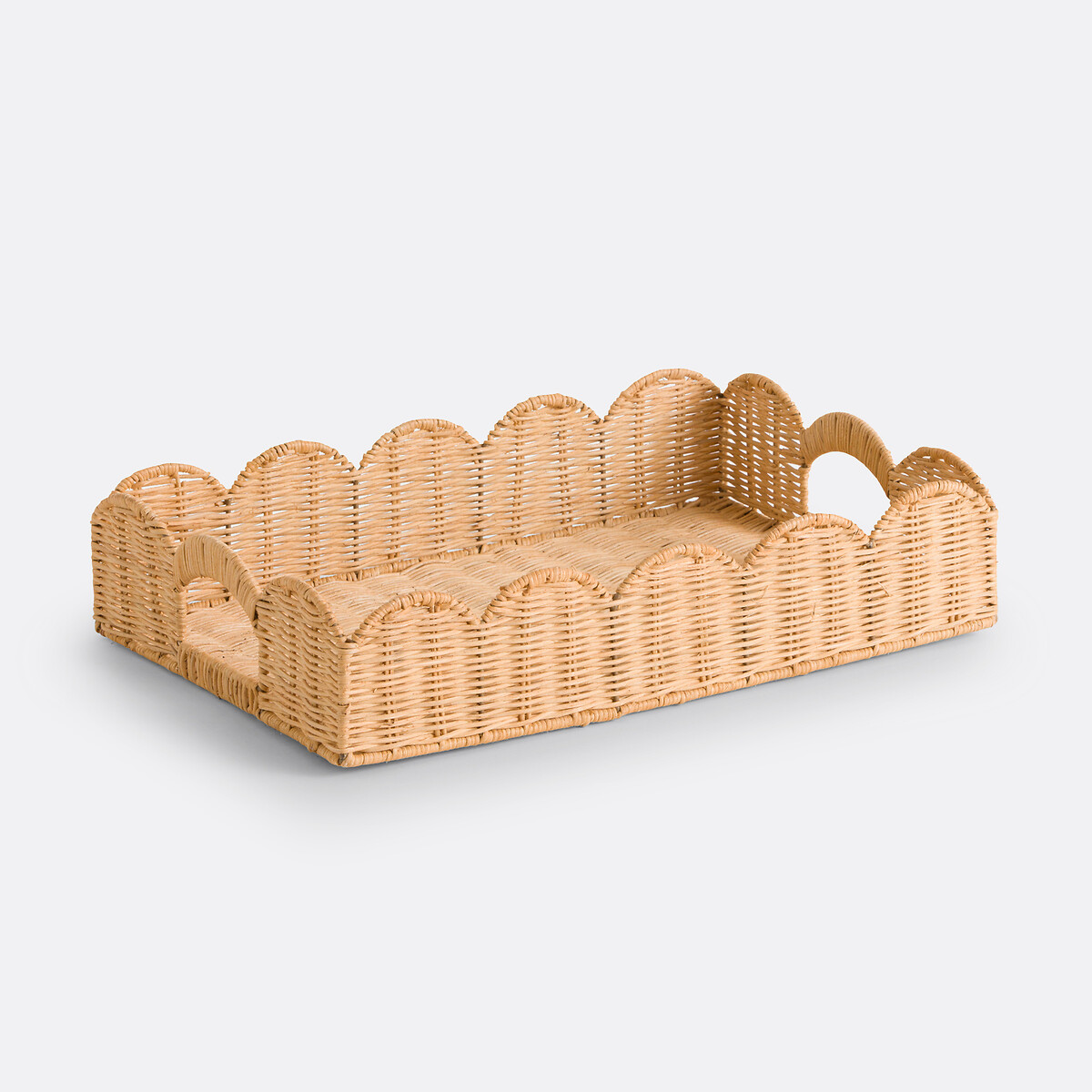 La Redoute Interieurs Ορθογώνιος δίσκος από ρατάν Μ30xΠ45xΥ10cm