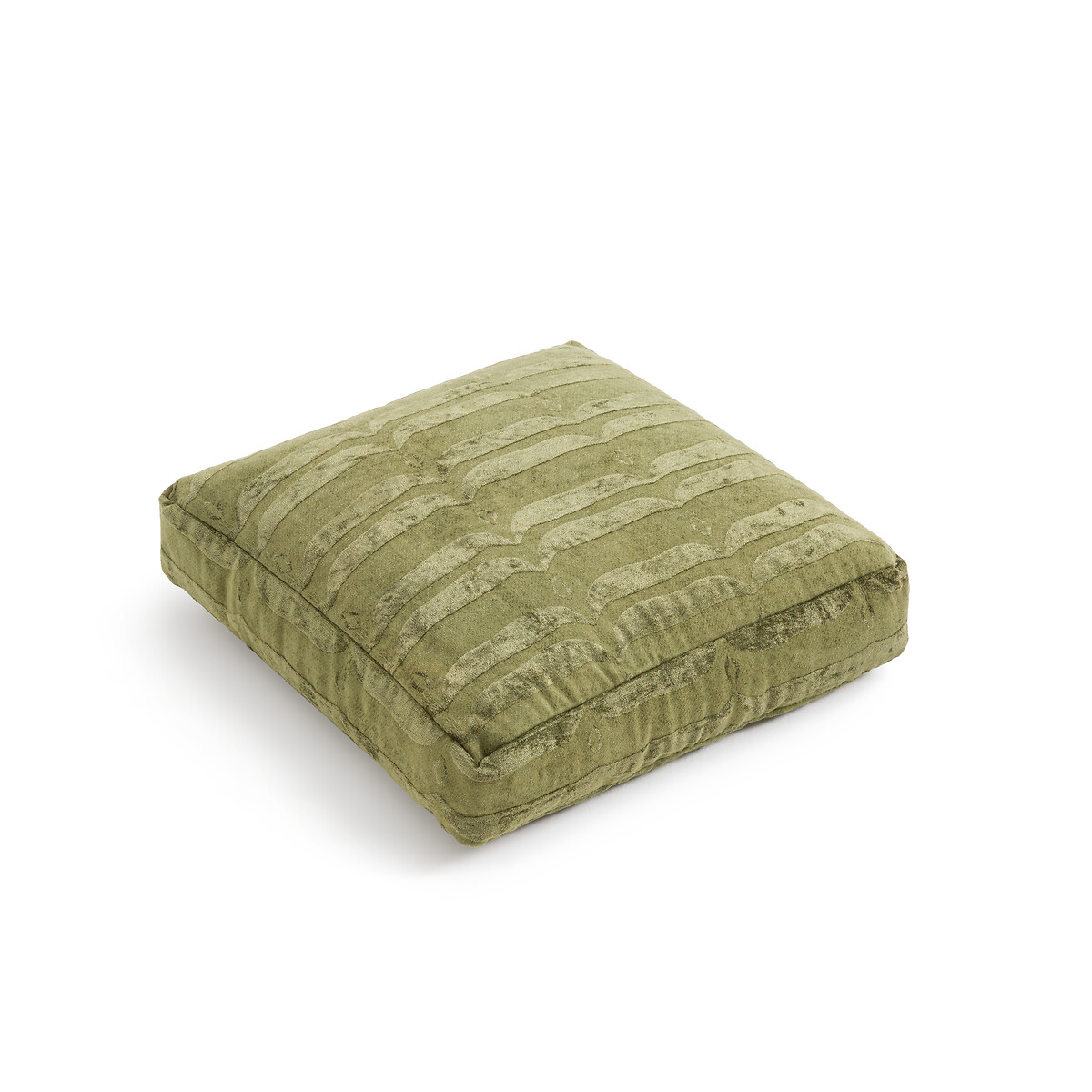 La Redoute Interieurs Μαξιλάρι δαπέδου με ζακάρ μοτίβο 50x50x10cm