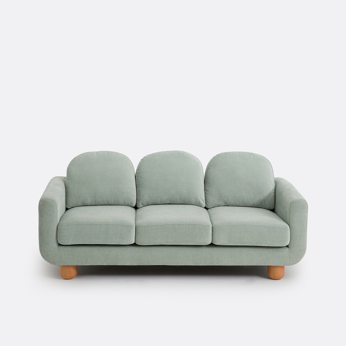 Τριθέσιος βελούδινος καναπές Μ87xΠ1850xΥ82cm