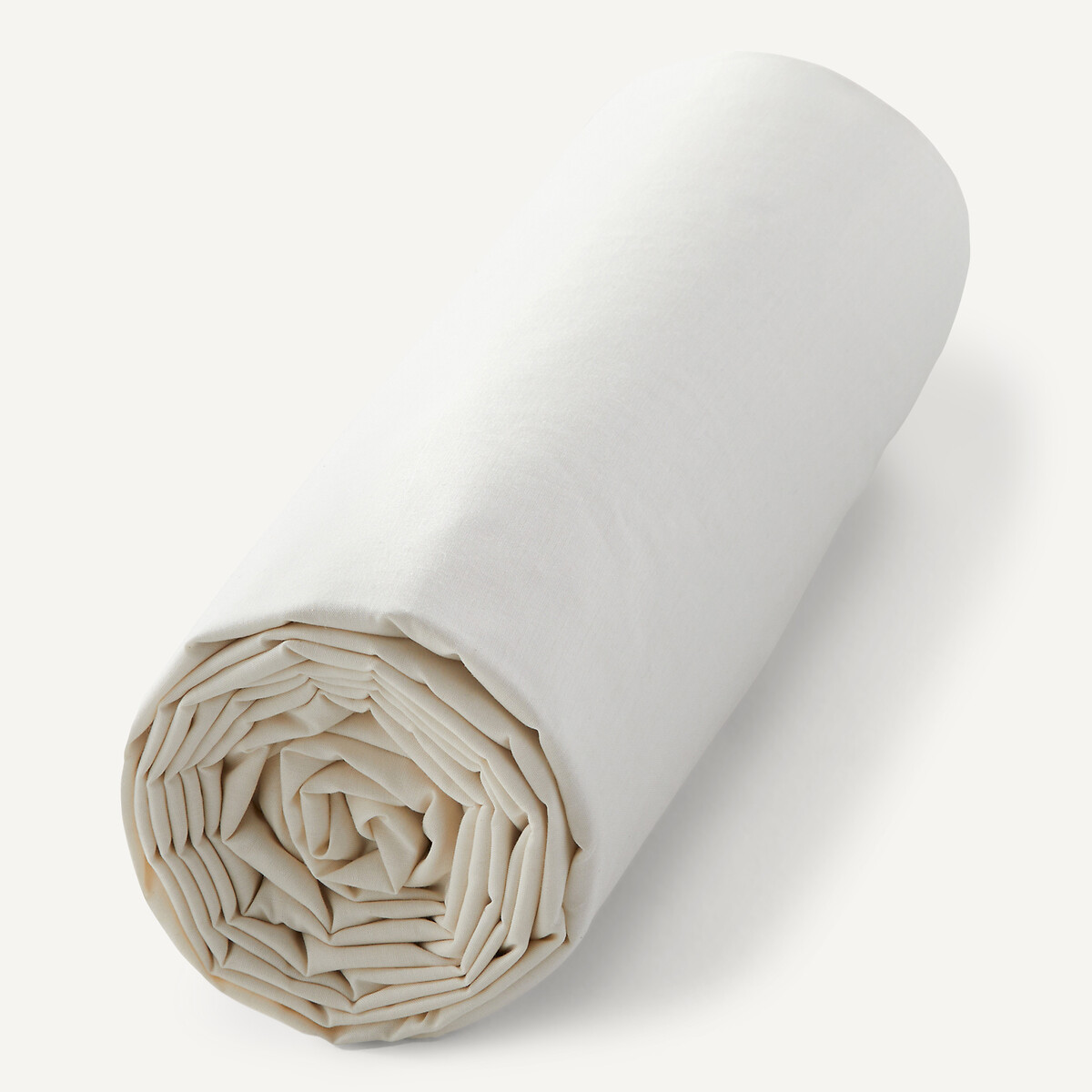 Μονόχρωμο σεντόνι με λάστιχο από οργανικό βαμβάκι και lyocell, Erell, 200 κλωστές