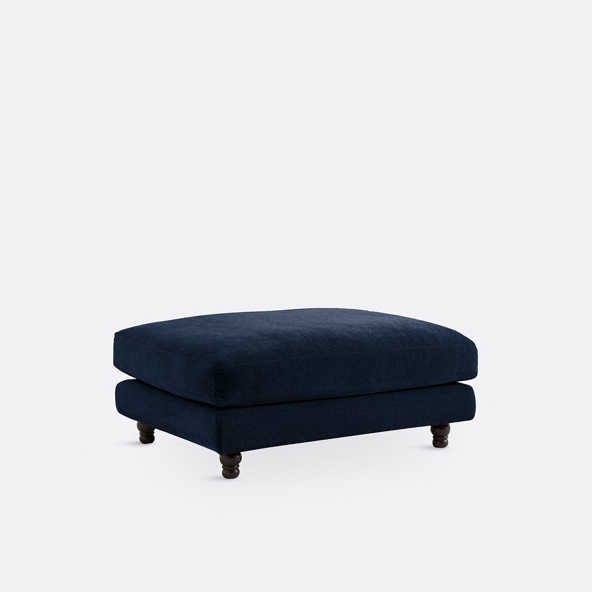 La Redoute Interieurs Ταμπουρέ με μελανζέ ταπετσαρία από πολυέστερ Μ45xΠ105xΥ45cm