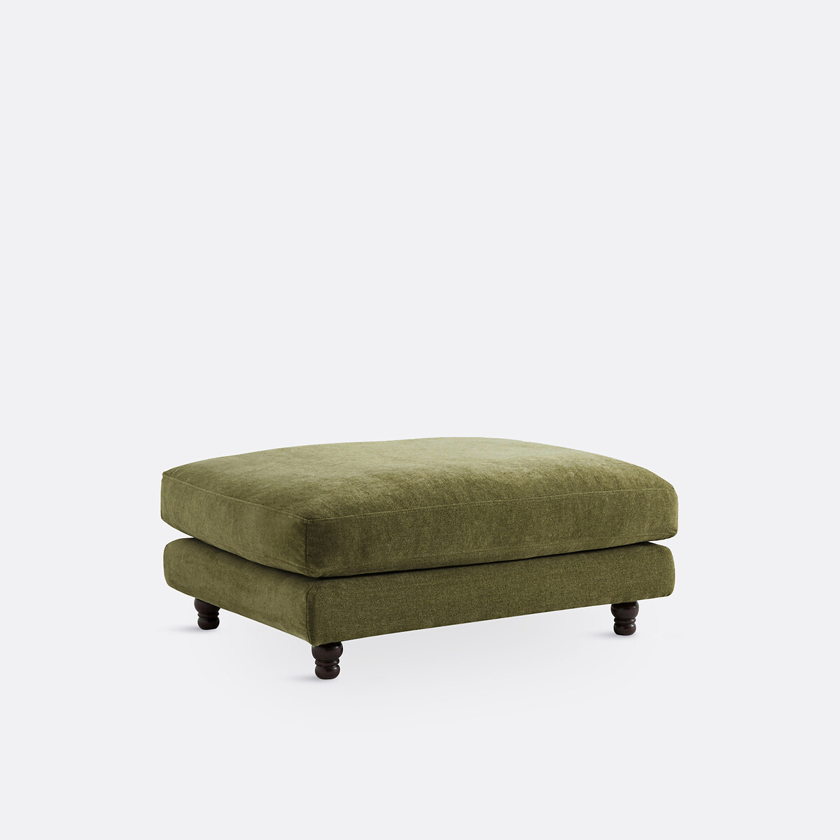 La Redoute Interieurs Ταμπουρέ με μελανζέ ταπετσαρία από πολυέστερ Μ45xΠ105xΥ45cm