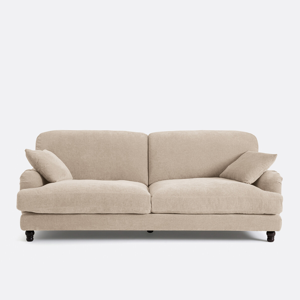 Καναπές 3 ή 4 θέσεων με μελανζέ ταπετσαρία από πολυέστερ Μ102xΠ187xΥ81cm