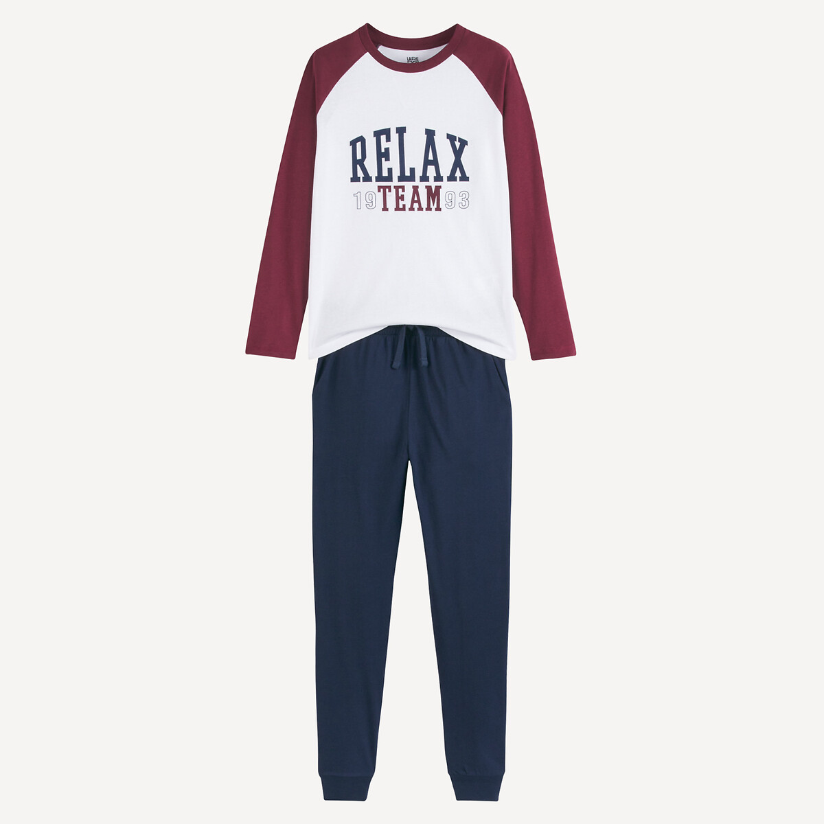La Redoute Collections Βαμβακερή πιτζάμα με τυπωμένο μήνυμα