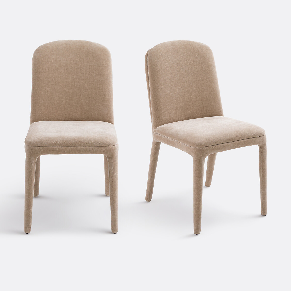 Σετ 2 καρέκλες ντυμένες με ύφασμα Μ57cm