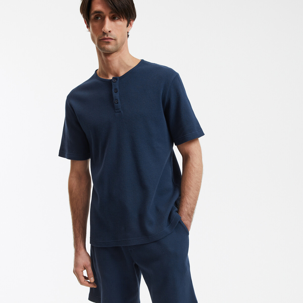 La Redoute Collections Κοντομάνικη πιτζάμα με σορτς