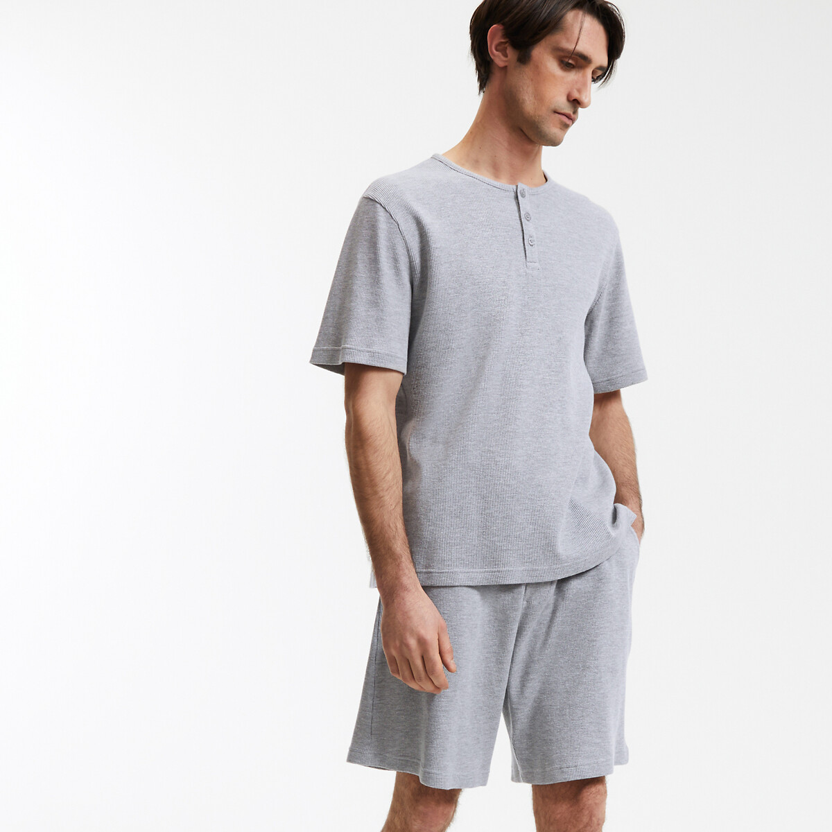 La Redoute Collections Κοντομάνικη πιτζάμα με σορτς