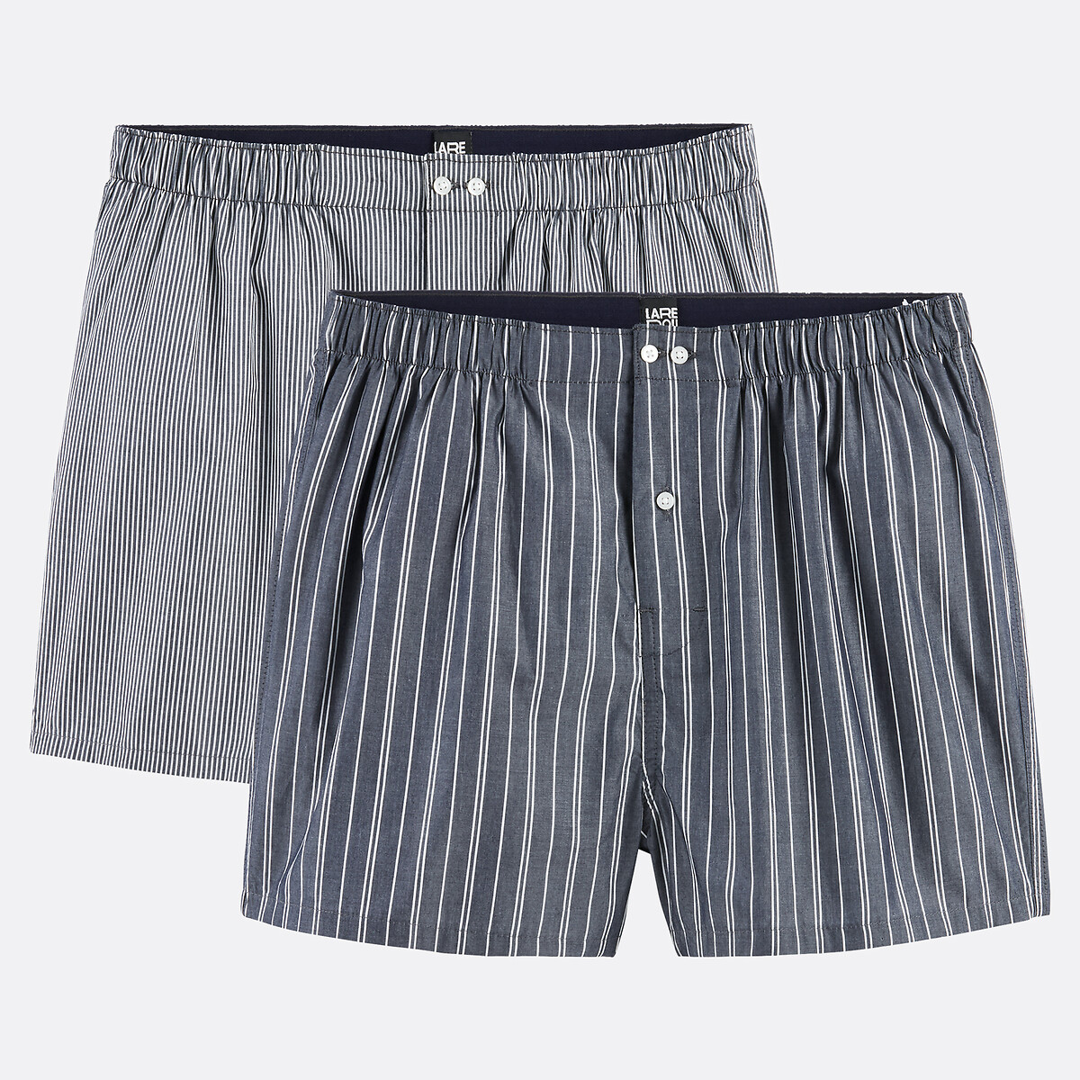 La Redoute Collections Σετ 2 καρό μποξεράκια