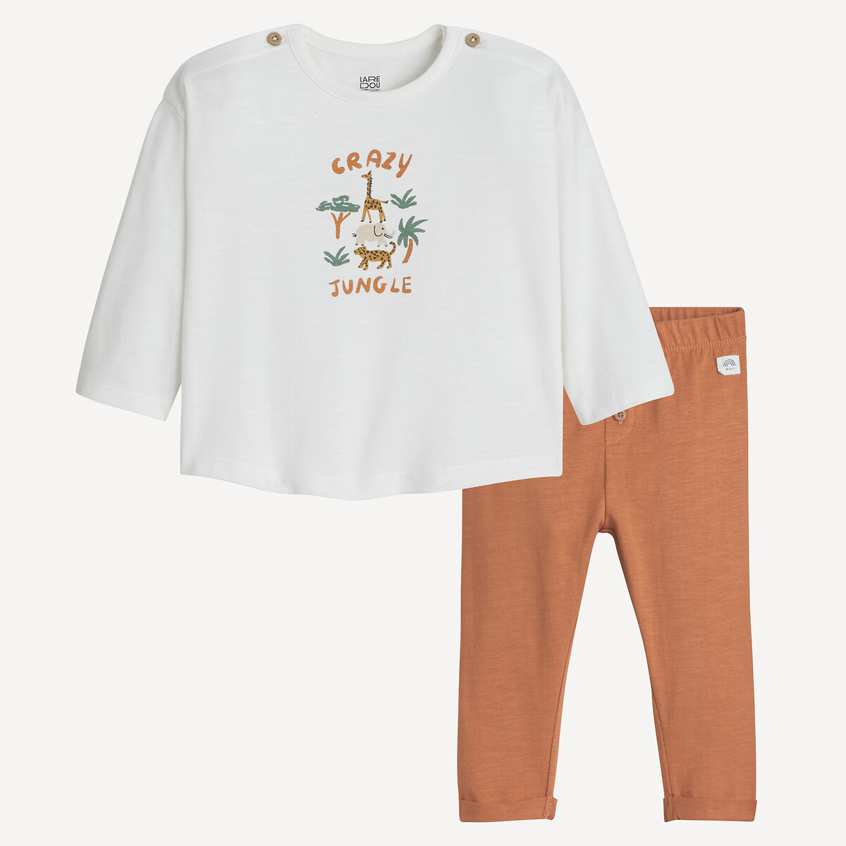 La Redoute Collections Σύνολο μπλούζα και κολάν