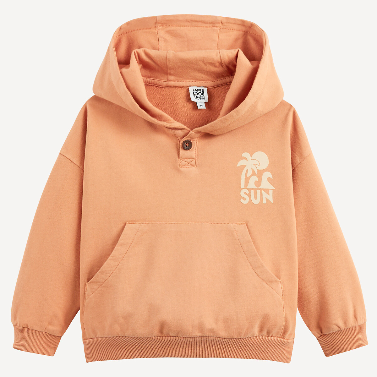 La Redoute Collections Φούτερ με κουκούλα και τσέπες καγκουρό