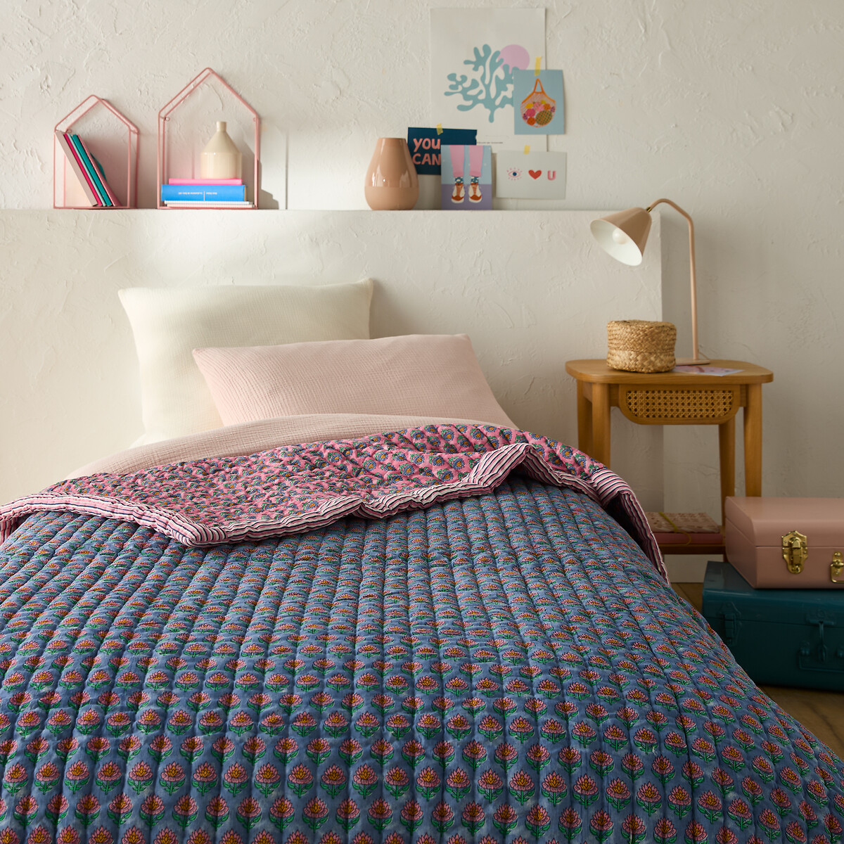 La Redoute Interieurs Παιδικό κάλυμμα κρεβατιού με καπιτονέ ραφή 140x200 cm