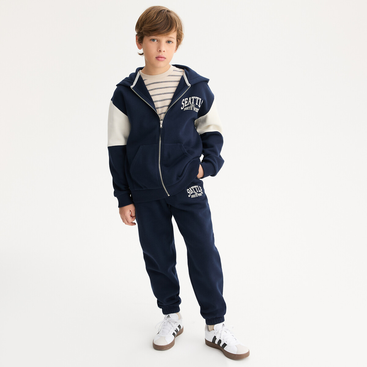 Φανελένιο σύνολο φούτερ και παντελόνι φόρμας