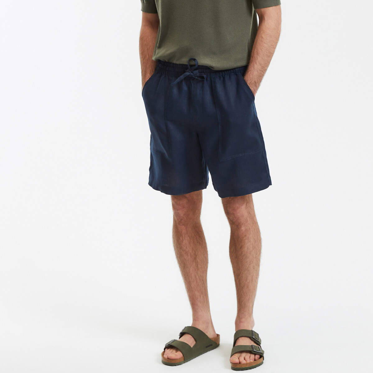 La Redoute Collections Λινή βερμούδα