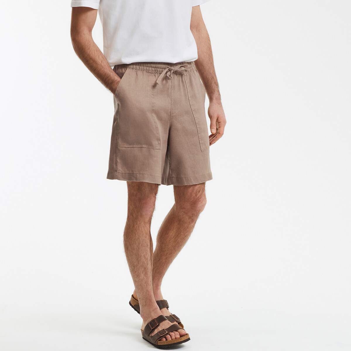 La Redoute Collections Λινή βερμούδα