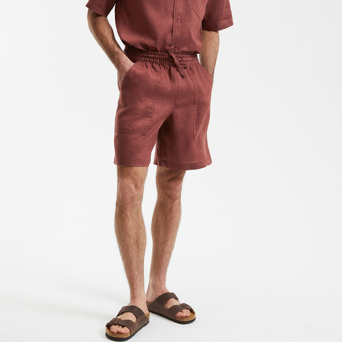 La Redoute Collections Λινή βερμούδα
