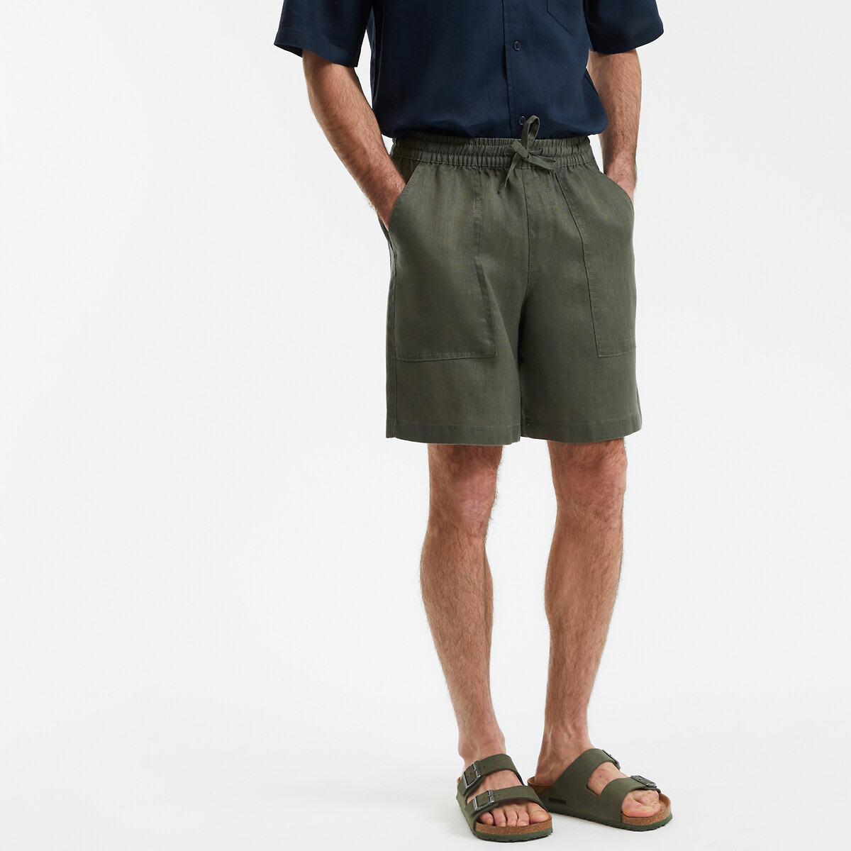 La Redoute Collections Λινή βερμούδα