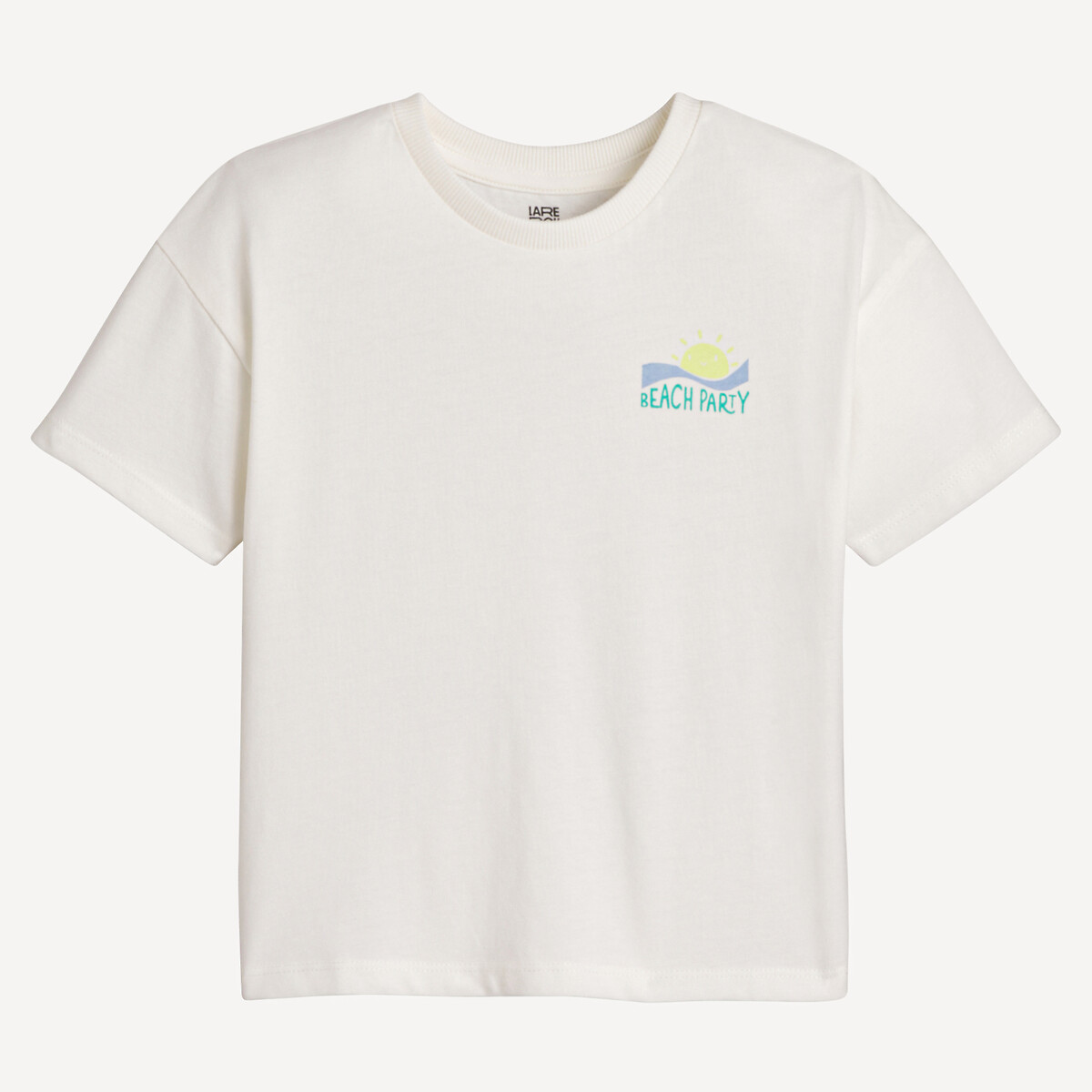 La Redoute Collections Κοντομάνικο T-shirt με στάμπα στην πλάτη