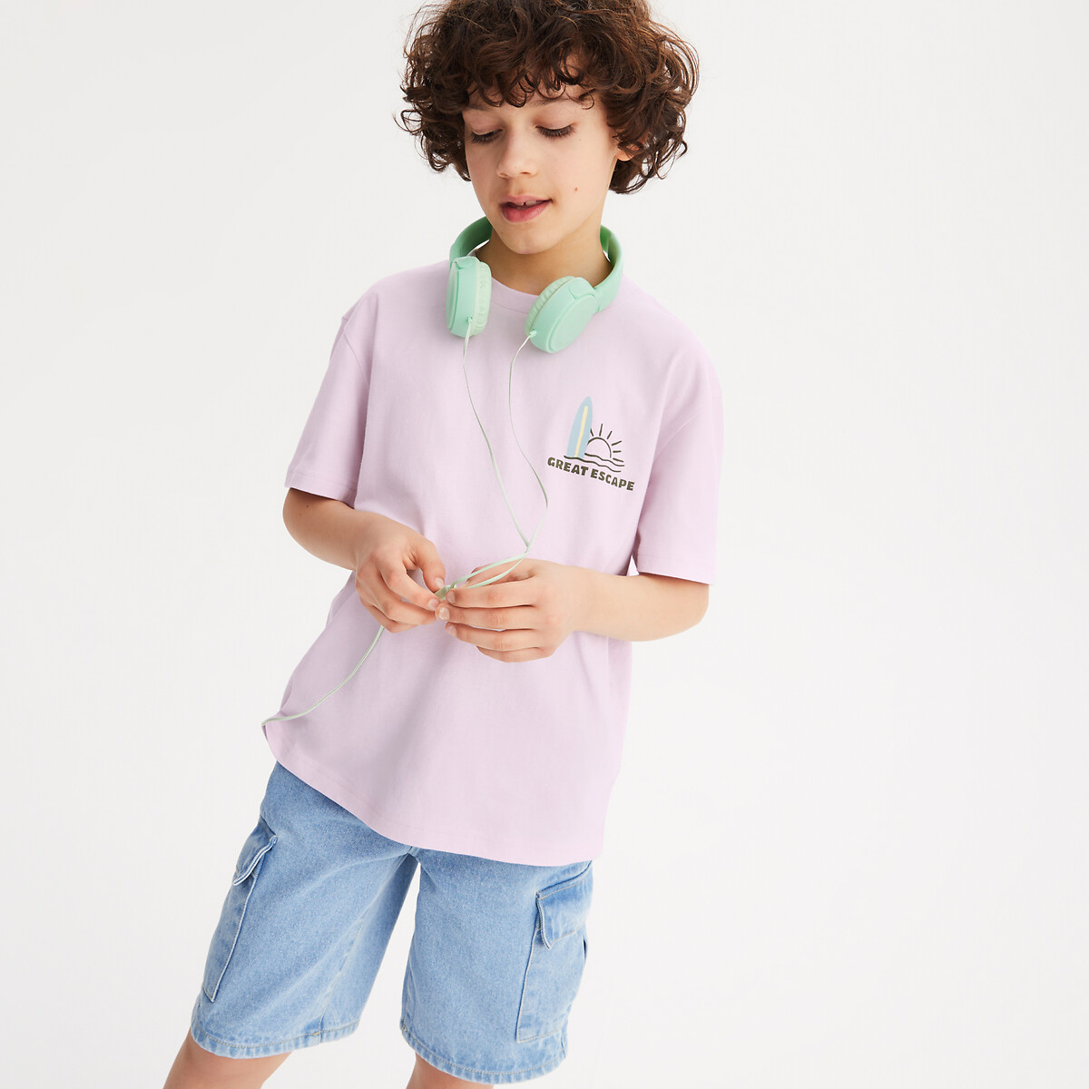 La Redoute Collections Μιλιτέρ βερμούδα από ντένιμ