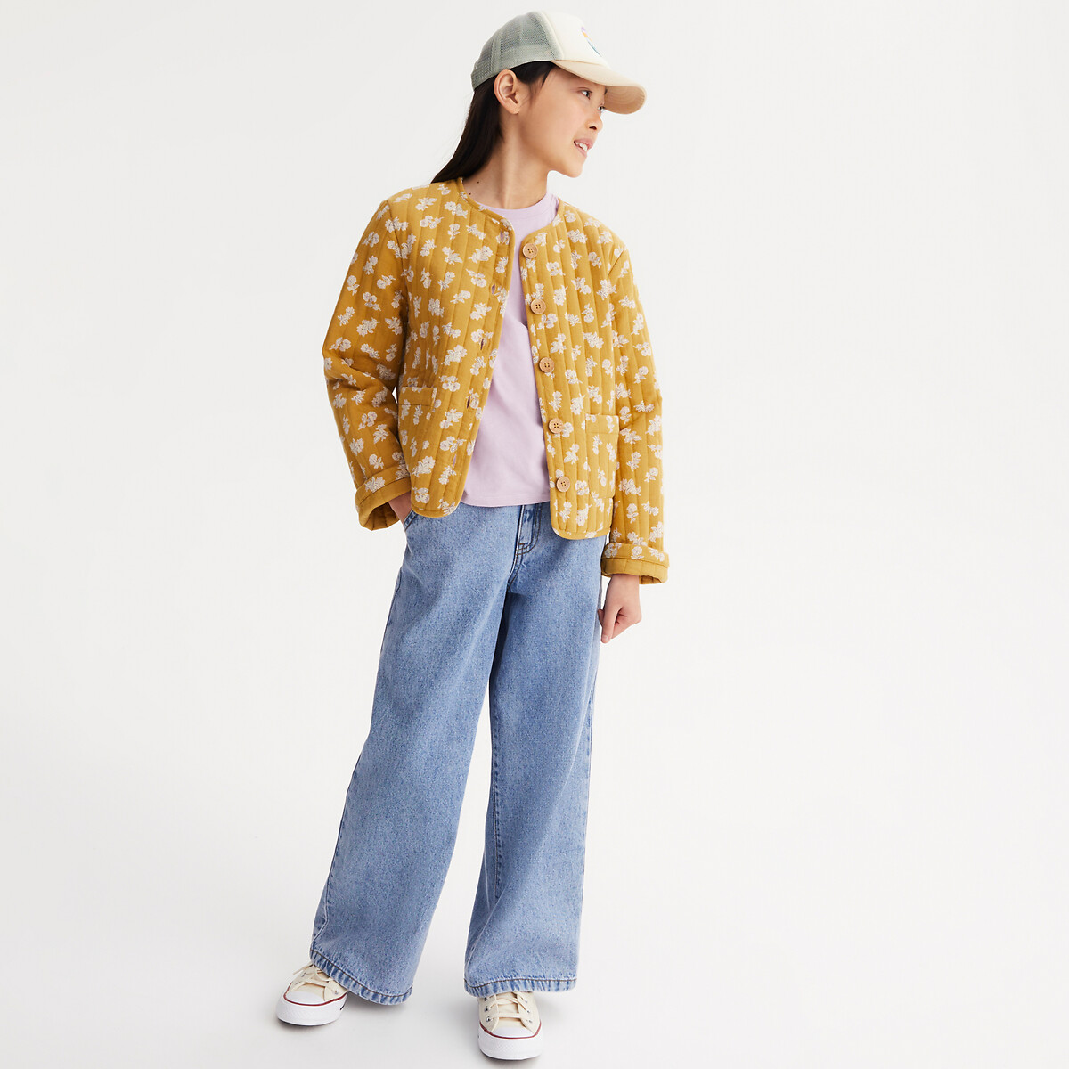 La Redoute Collections Καπιτονέ ζακέτα από βαμβακερή γάζα