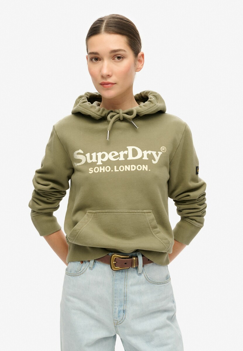 Μεταλλιζέ φούτερ με κουκούλα, Venue