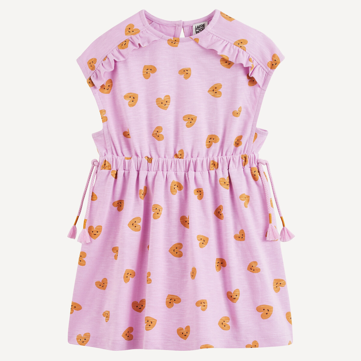 La Redoute Collections Αμάνικο φόρεμα με μοτίβο καρδιές