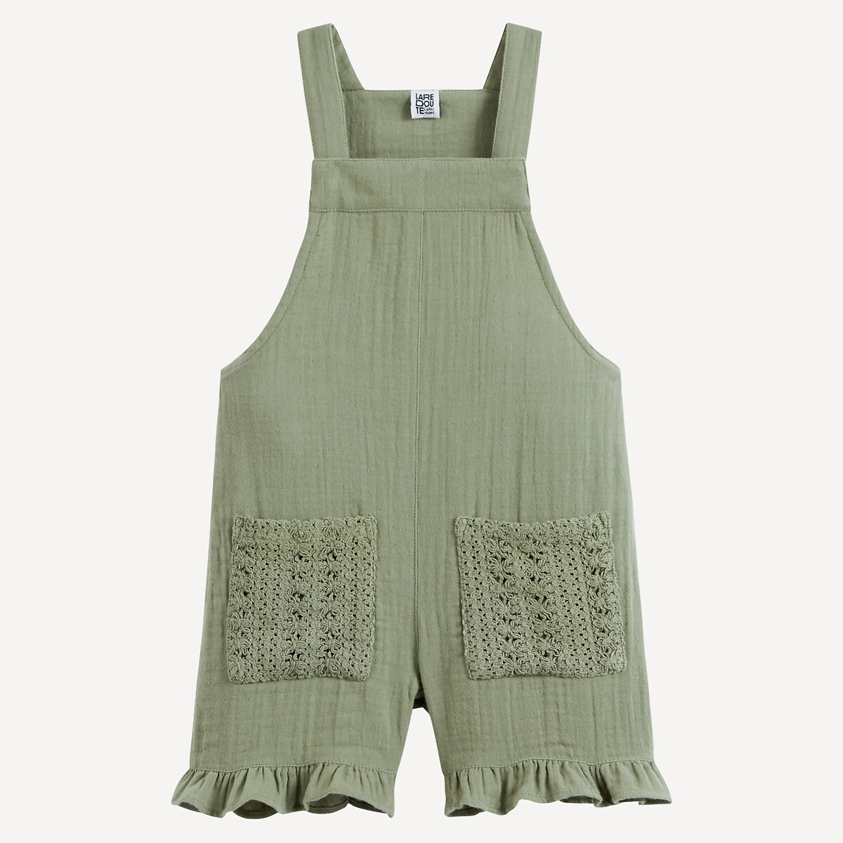 La Redoute Collections Ολόσωμη αμάνικη φόρμα από βαμβακερή γάζα