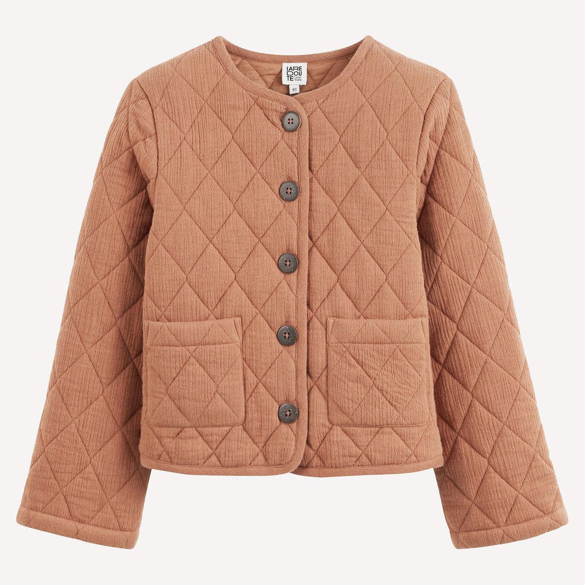La Redoute Collections Καπιτονέ ζακέτα από βαμβακερή γάζα