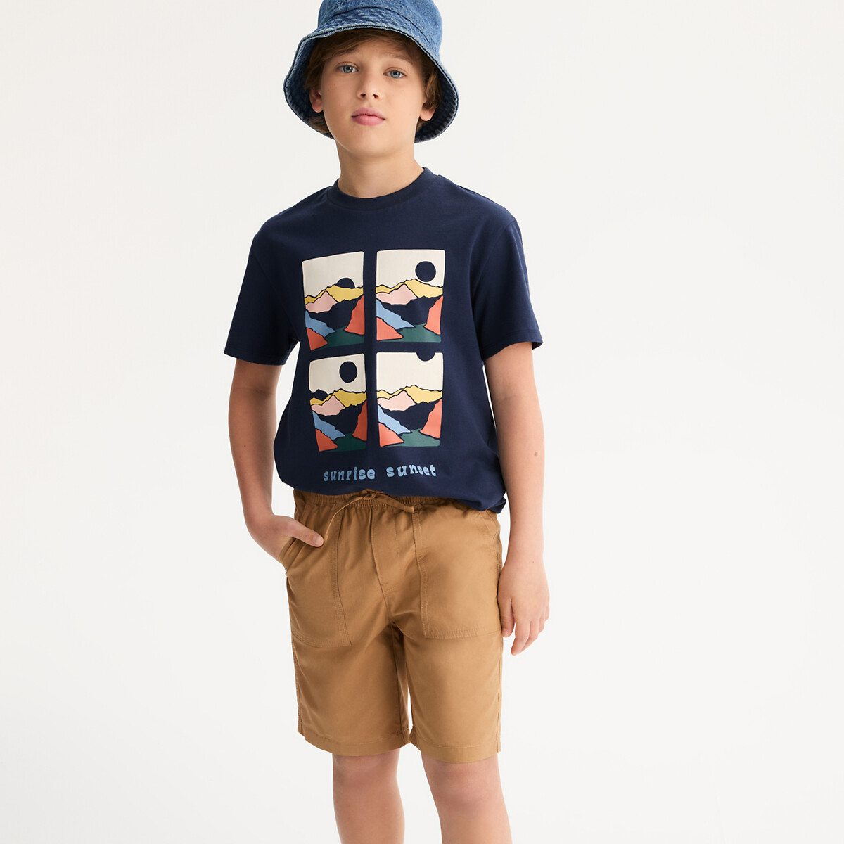 La Redoute Collections Βερμούδα με λάστιχο στη μέση