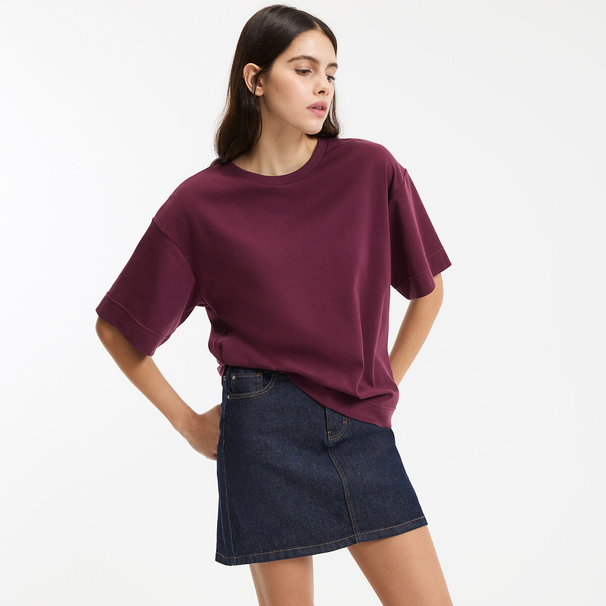 Μπλούζα σε loose γραμμή