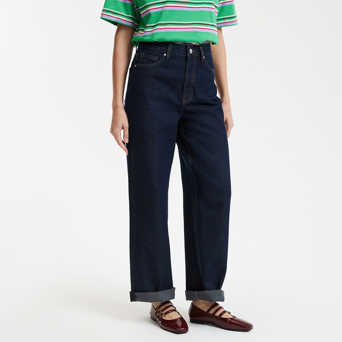 La Redoute Collections Φαρδύ τζιν Signature