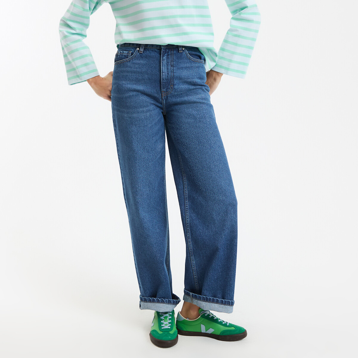 La Redoute Collections Φαρδύ τζιν Signature