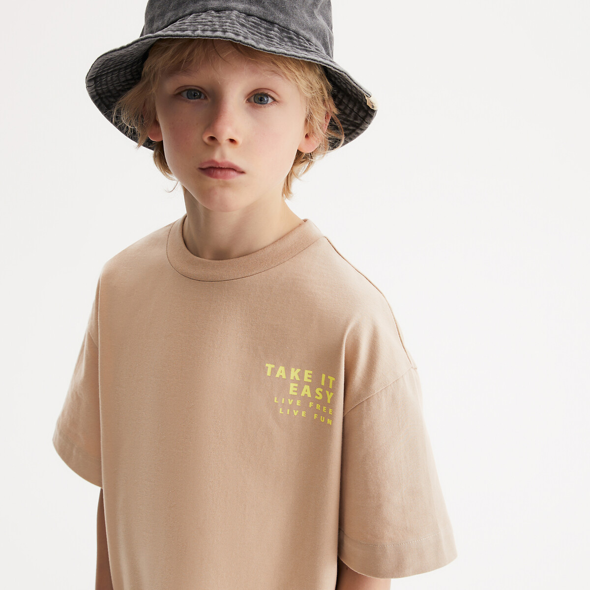 La Redoute Collections Κοντομάνικο T-shirt με μήνυμα