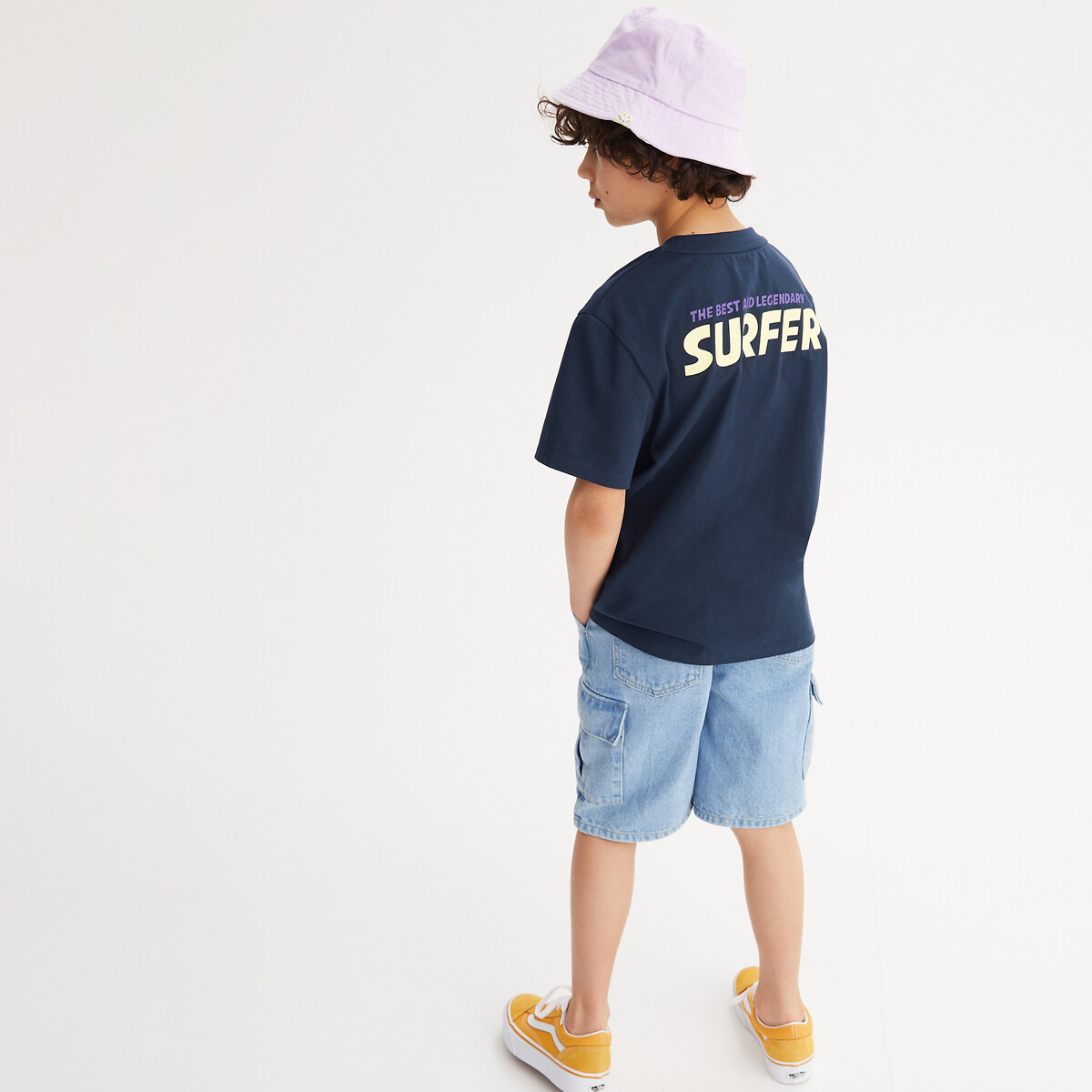 La Redoute Collections Κοντομάνικο T-shirt με στάμπα μπροστά και πίσω