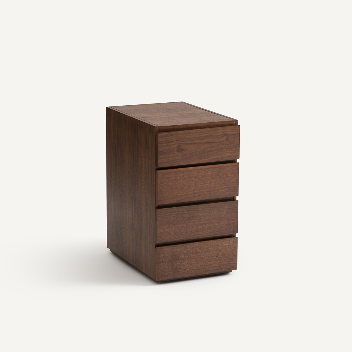 AM.PM Συρταριέρα γραφείου με 4 συρτάρια από καπλαμά ξύλου καρυδιάς