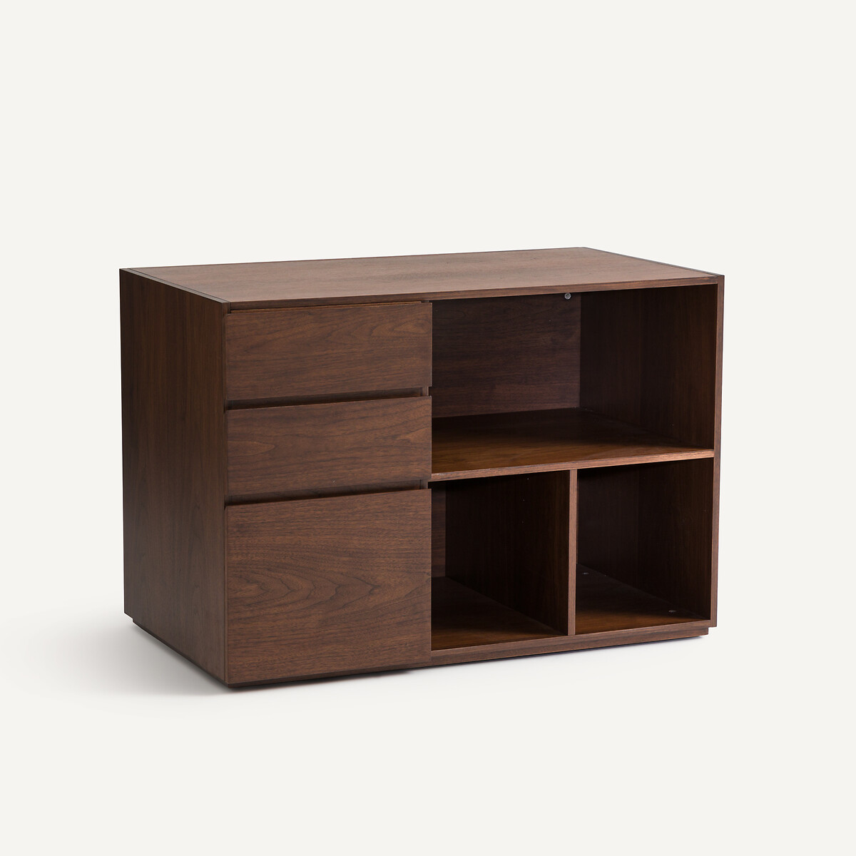 AM.PM Ντουλάπι γραφείου με καπλαμά ξύλου καρυδιάς Π107cm