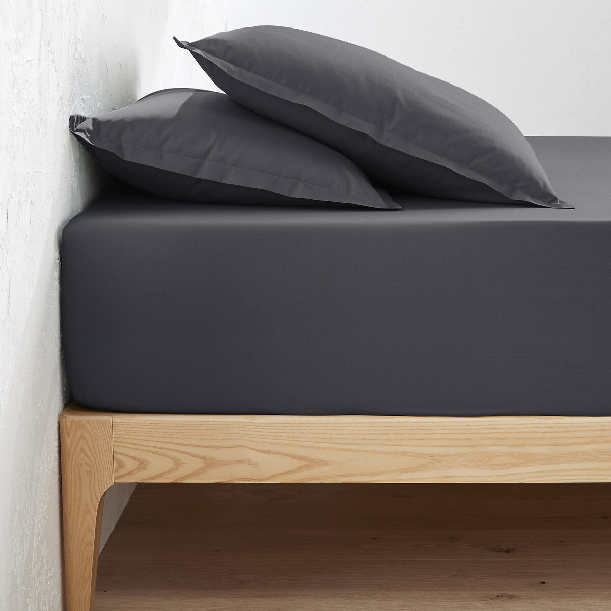 La Redoute Interieurs Σεντόνι με λάστιχο από βαμβακερό περκάλι με γύρισμα 40 εκ. 140x190 cm