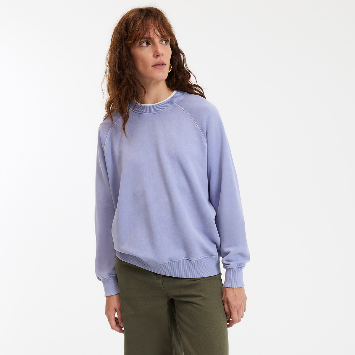 La Redoute Collections Φούτερ με στρογγυλή λαιμόκοψη