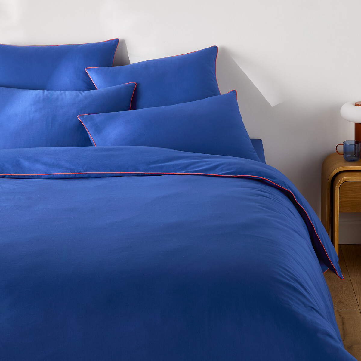 Βαμβακερή μονόχρωμη παπλωματοθήκη 140x200 cm